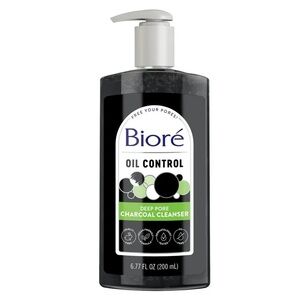 BIORE Deep Pore Charcoal Daily Face Wash for Oily Skin, NEW